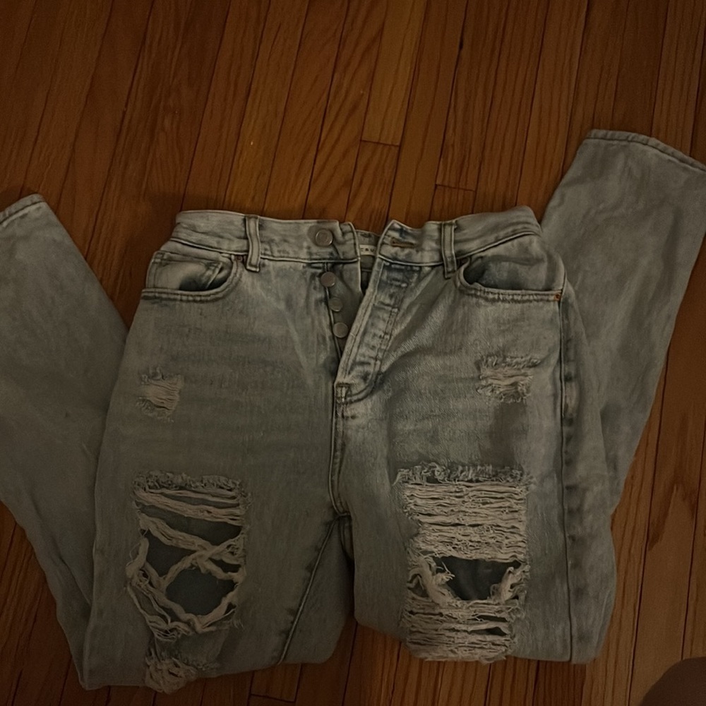 PACSUN HIGH RISE STRAIGHT JEANS - Picture 2 of 4